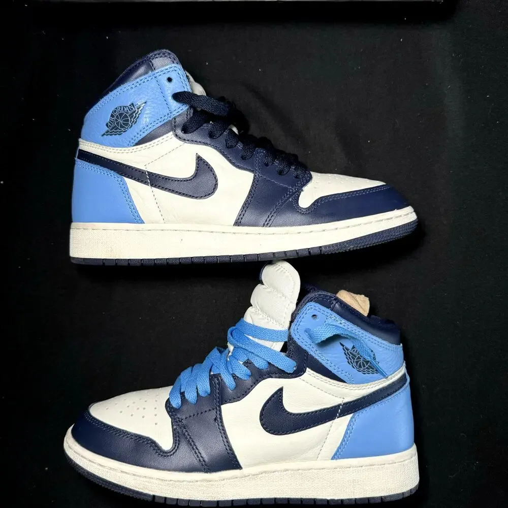 Size 5 - Nike Air Jordan 1 Retro High OG GS Obsidian Men's Shoes